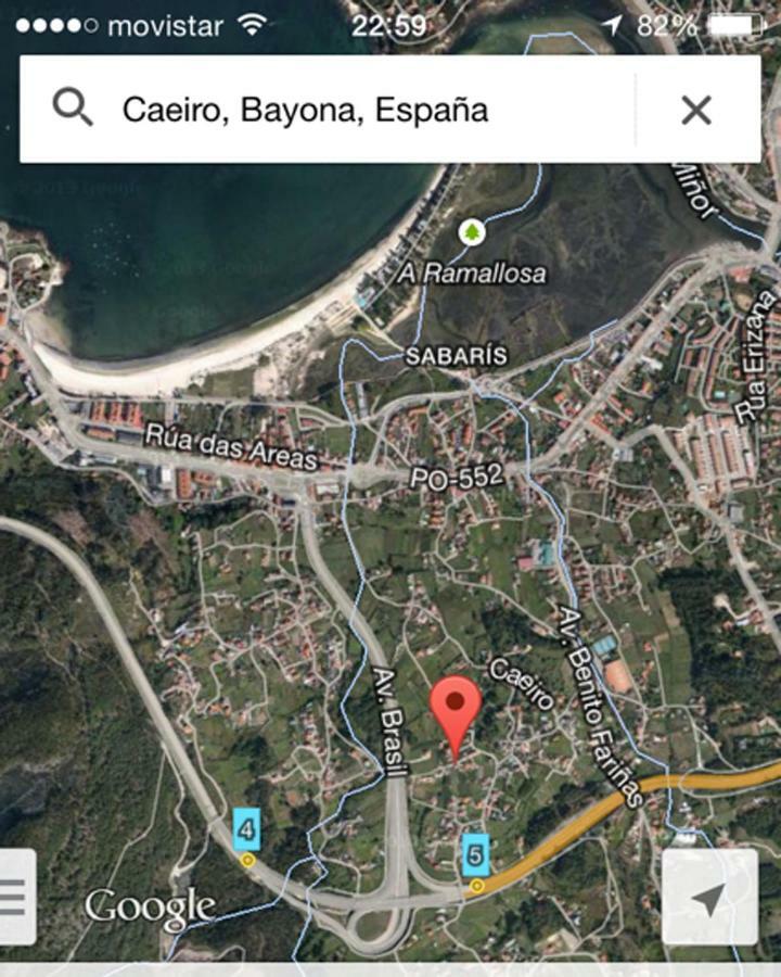 Villa Casa Sabaris Baiona Esterno foto
